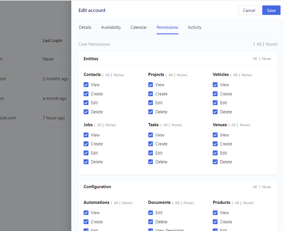 Staff operations portal